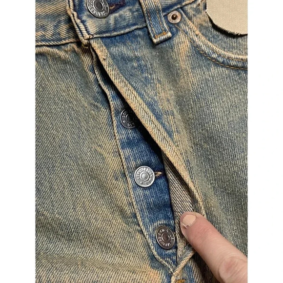 NWT RE/DONE x Levi’s “The Short” Tinted Blush-sz 26 - Picture 8 of 8